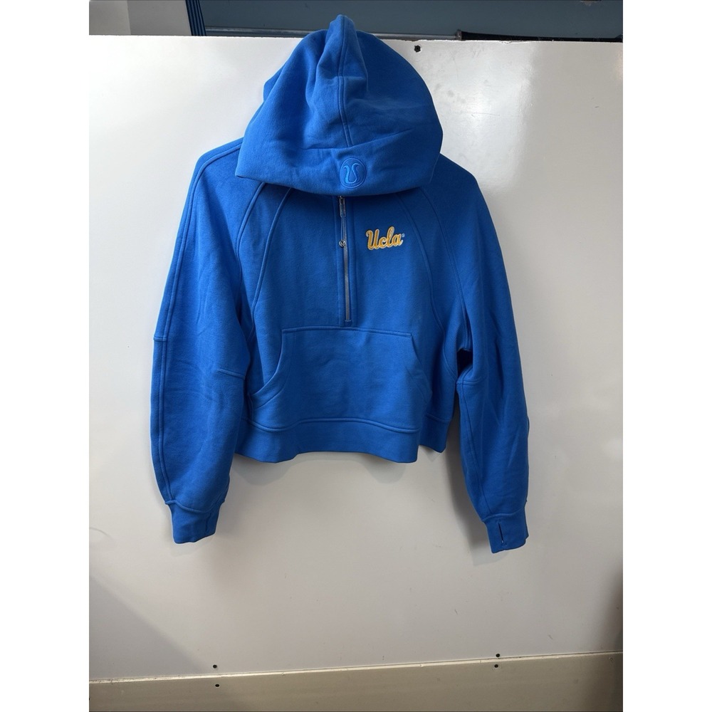 Lululemon UCLA Bruins Crop Blue M Hoodie Sweatshirt Women's Oversized Pullover